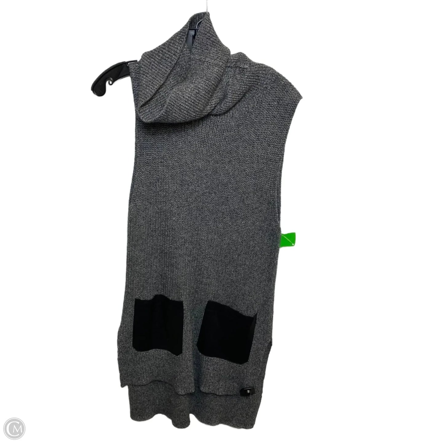 Vest Sweater By Banana Republic In Grey, Size: S