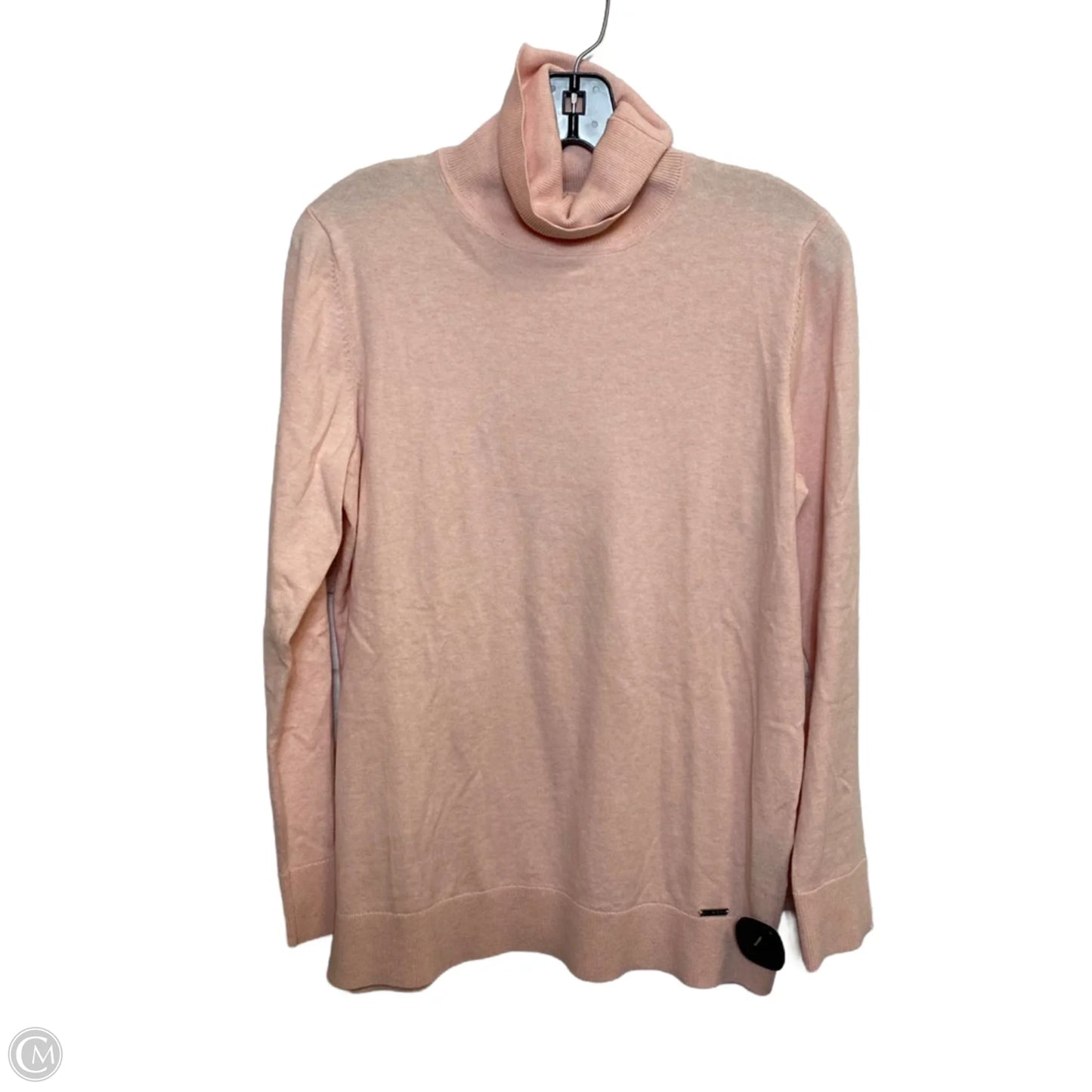 Top Long Sleeve By Tommy Hilfiger In Pink, Size: L