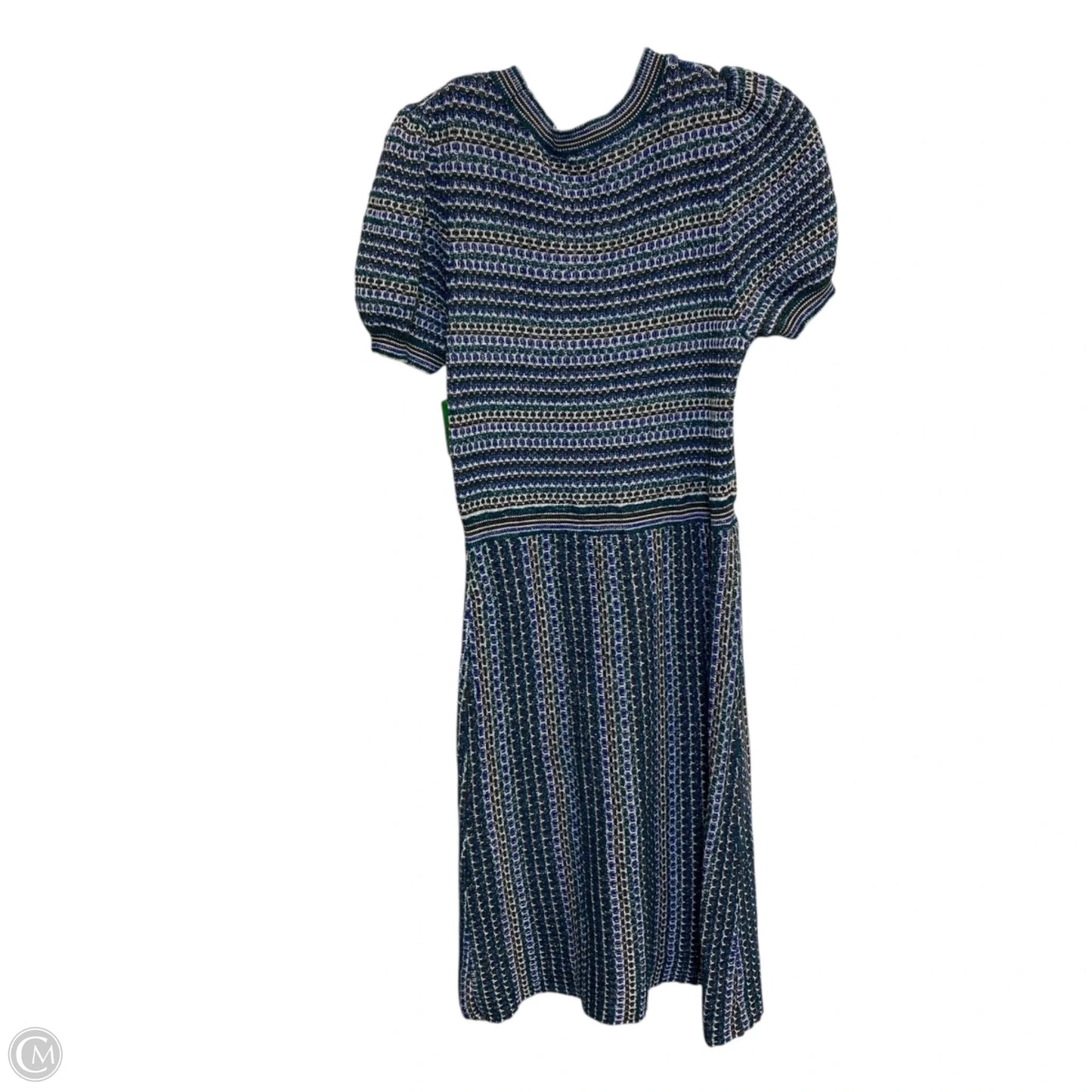 Dress Sweater By Free Press In Blue & Green, Size: M