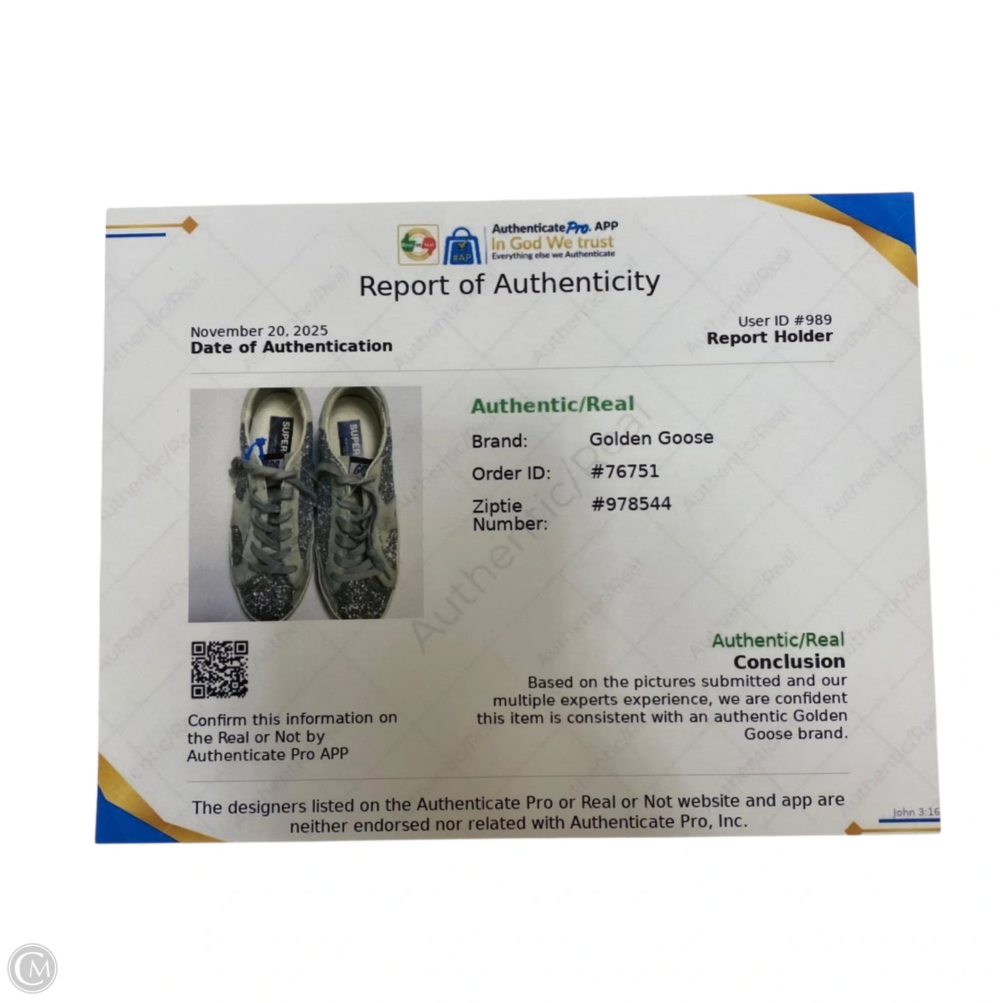 Shoes Luxury Designer By Golden Goose In Silver, Size: 9