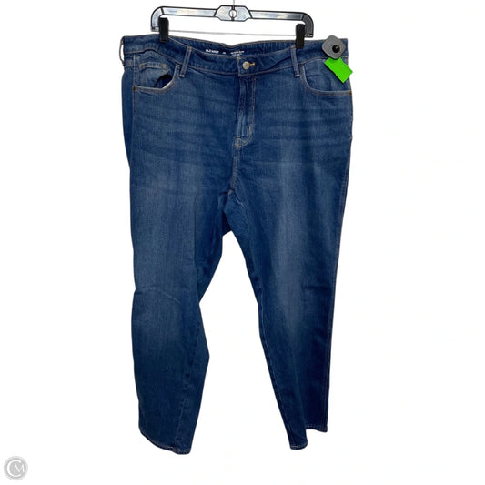 Jeans Skinny By Old Navy In Blue Denim, Size: 20