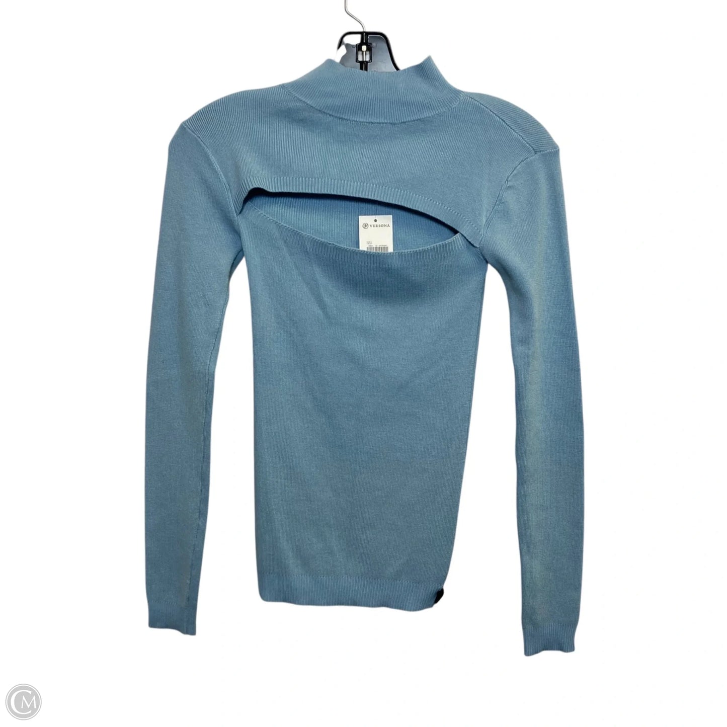 Top Long Sleeve By A Love Story In Blue, Size: Xs