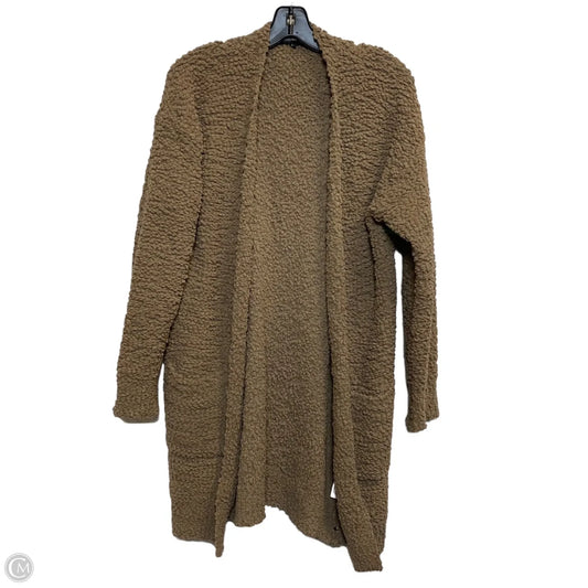 Sweater Cardigan By Merokeety In Brown, Size: L