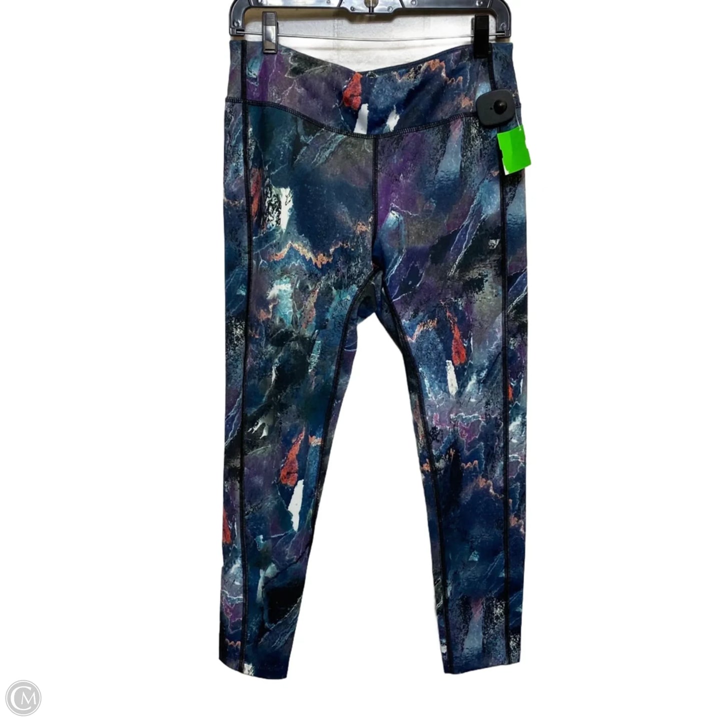 Athletic Leggings By Layer 8 In Blue & Purple, Size: M