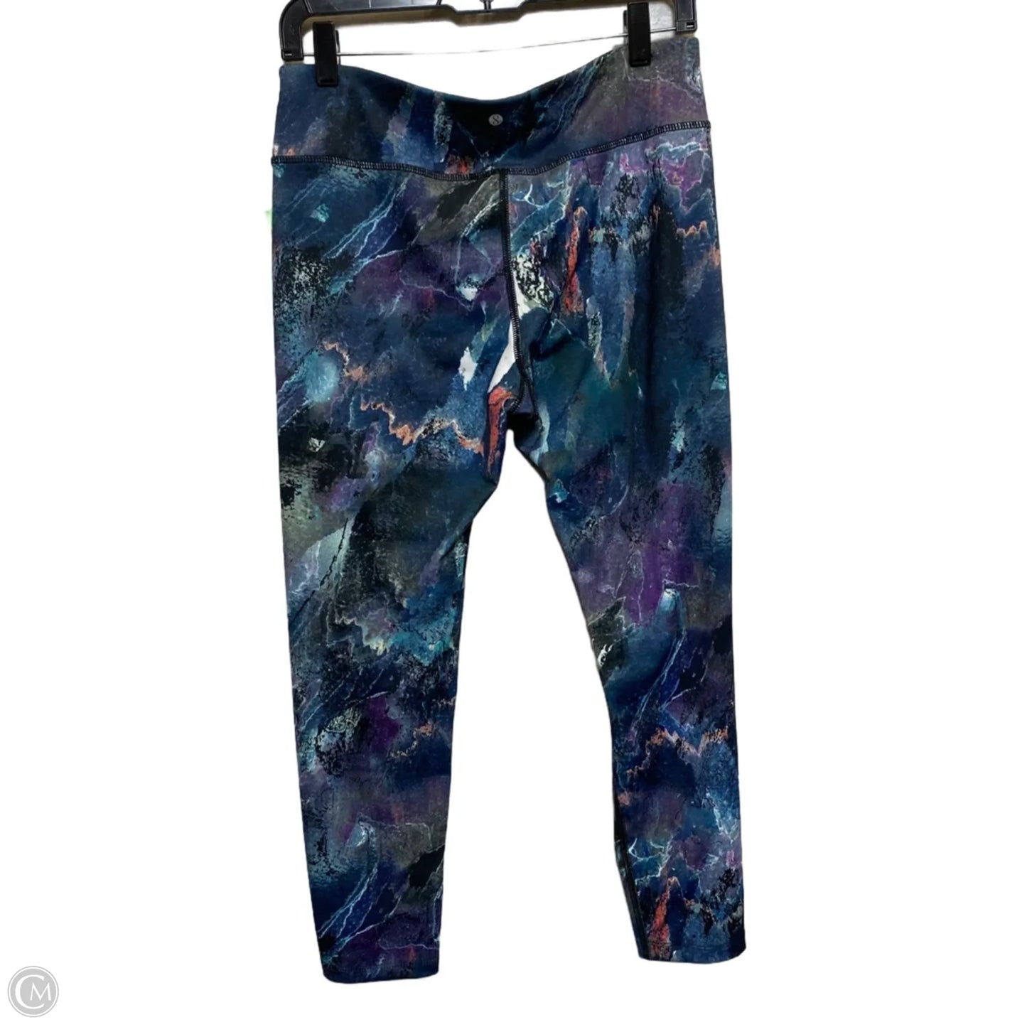 Athletic Leggings By Layer 8 In Blue & Purple, Size: M