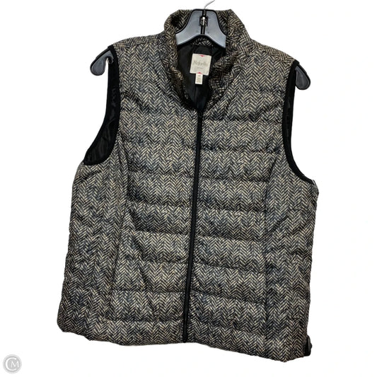 Vest Puffer & Quilted By Rafaella In Grey & Tan, Size: L