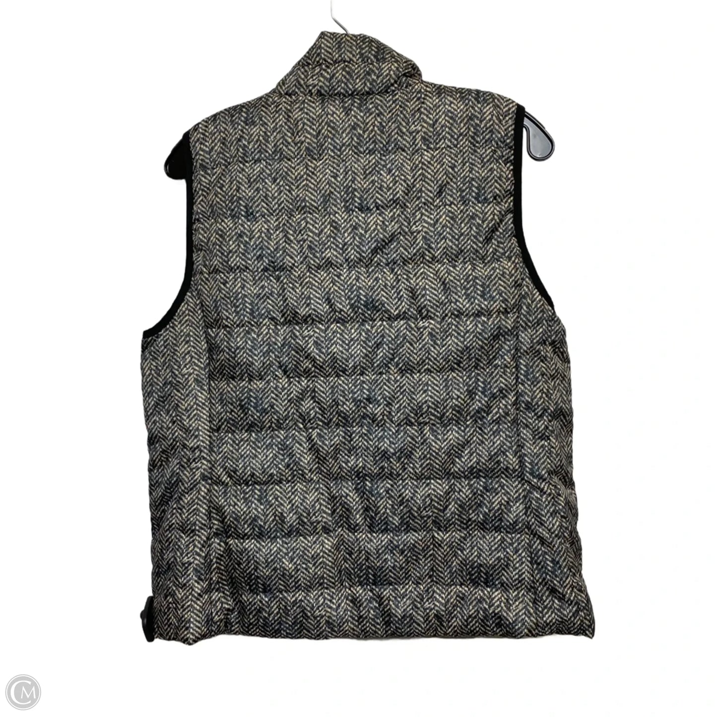Vest Puffer & Quilted By Rafaella In Grey & Tan, Size: L