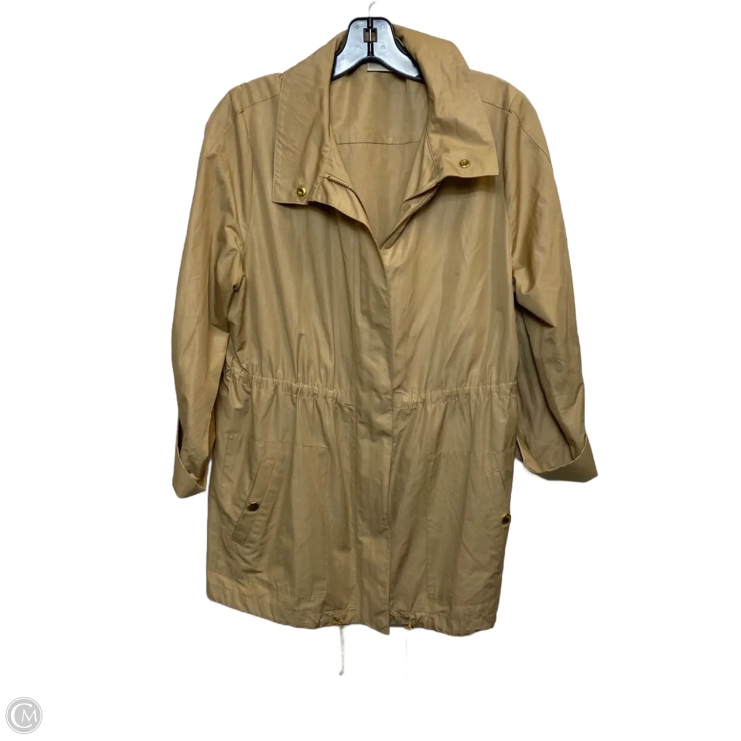 Jacket Utility By Chicos In Tan, Size: L