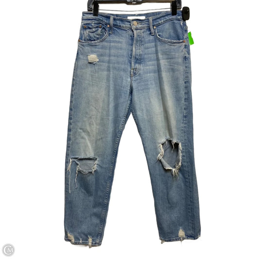 Jeans Designer By Mother In Blue Denim, Size: 10
