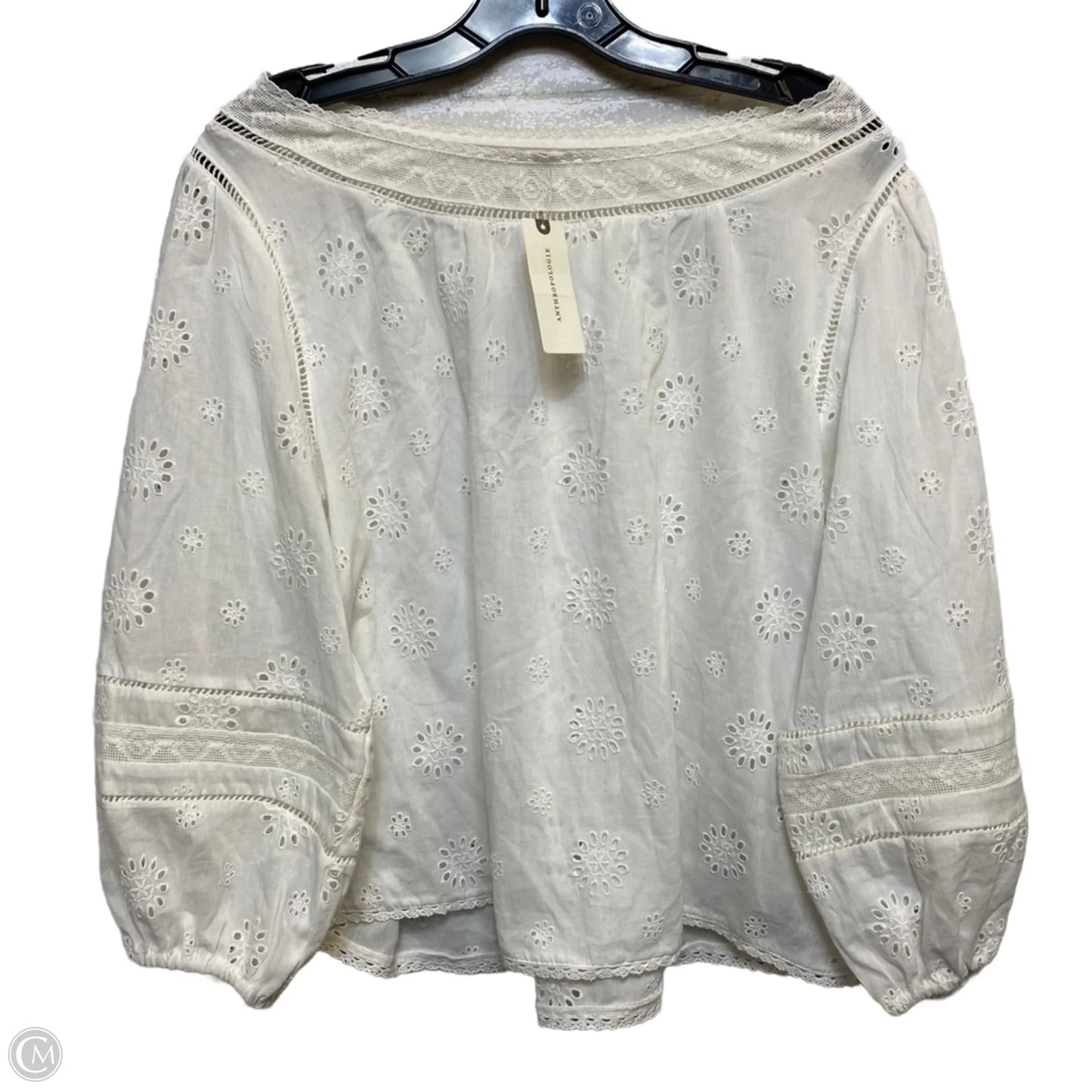 Top 3/4 Sleeve By Pilcro In Cream, Size: S