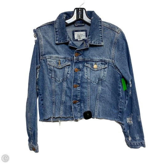 Jacket Denim By Forever 21 In Blue Denim, Size: S