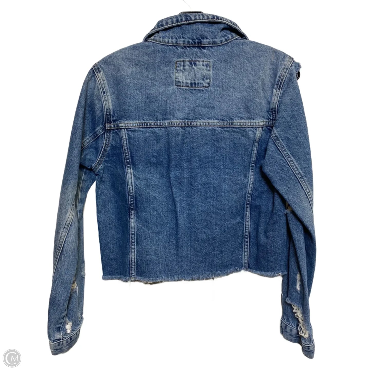 Jacket Denim By Forever 21 In Blue Denim, Size: S