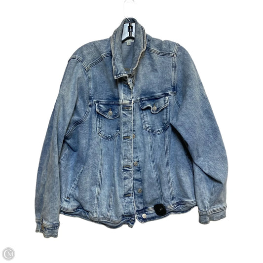 Jacket Denim By Wonderly In Blue Denim, Size: 4x