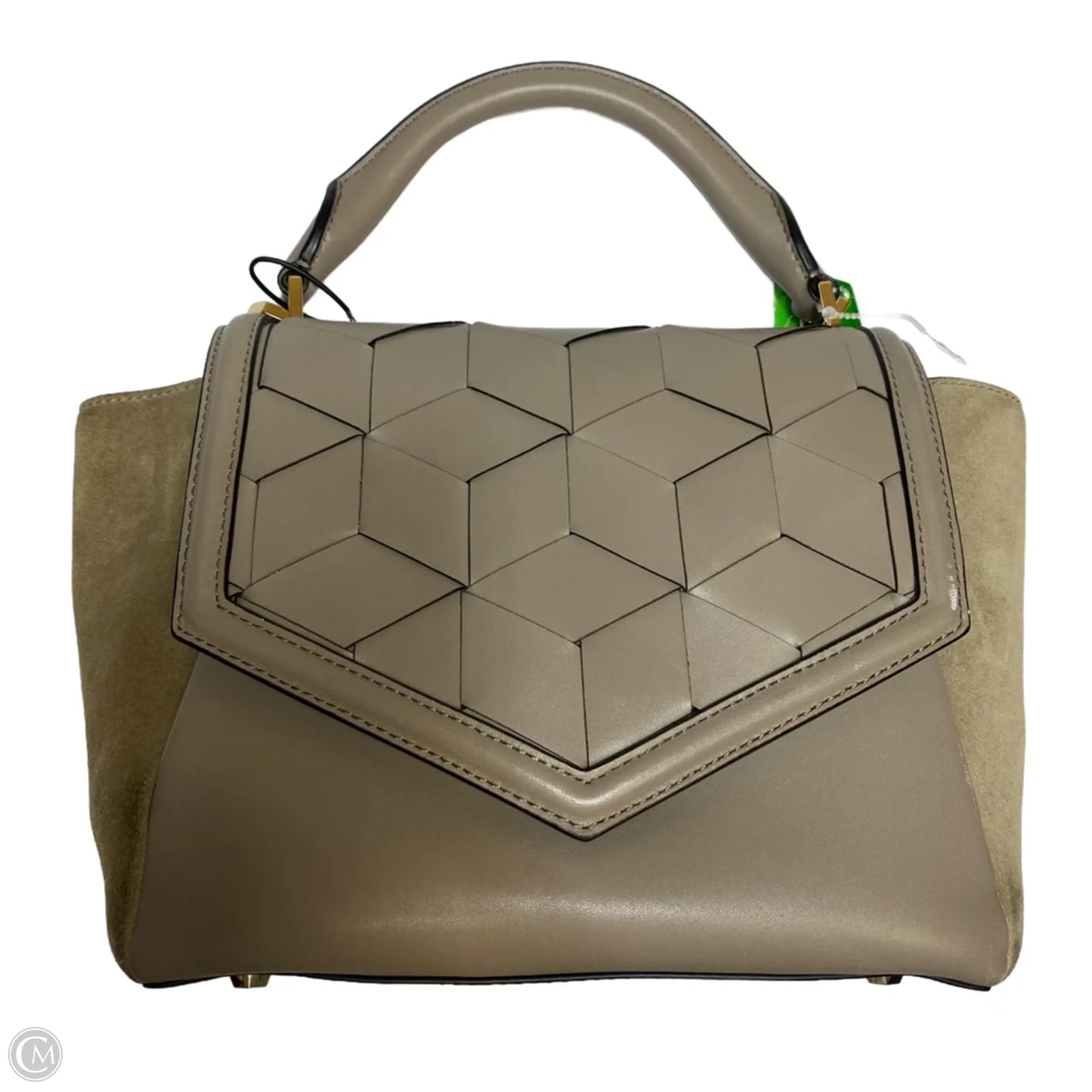 Handbag Leather By Welden, Size: Medium