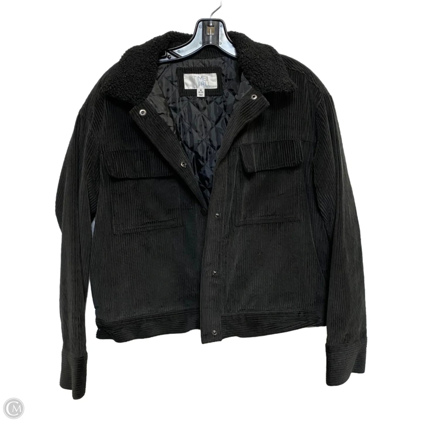 Jacket Other By Time And Tru In Black, Size: M