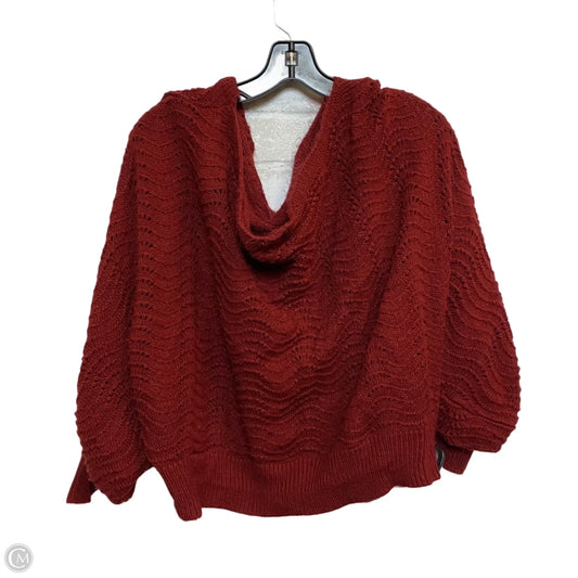 Sweater By Shein In Red, Size: Xl