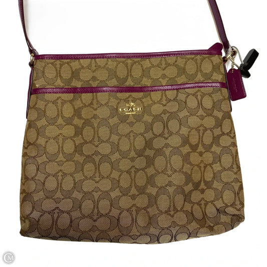 Crossbody Designer By Coach, Size: Medium