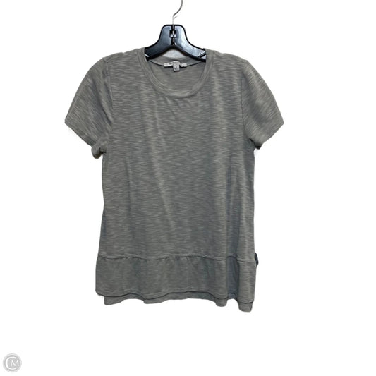 Top Short Sleeve By Green Envelope In Grey, Size: S