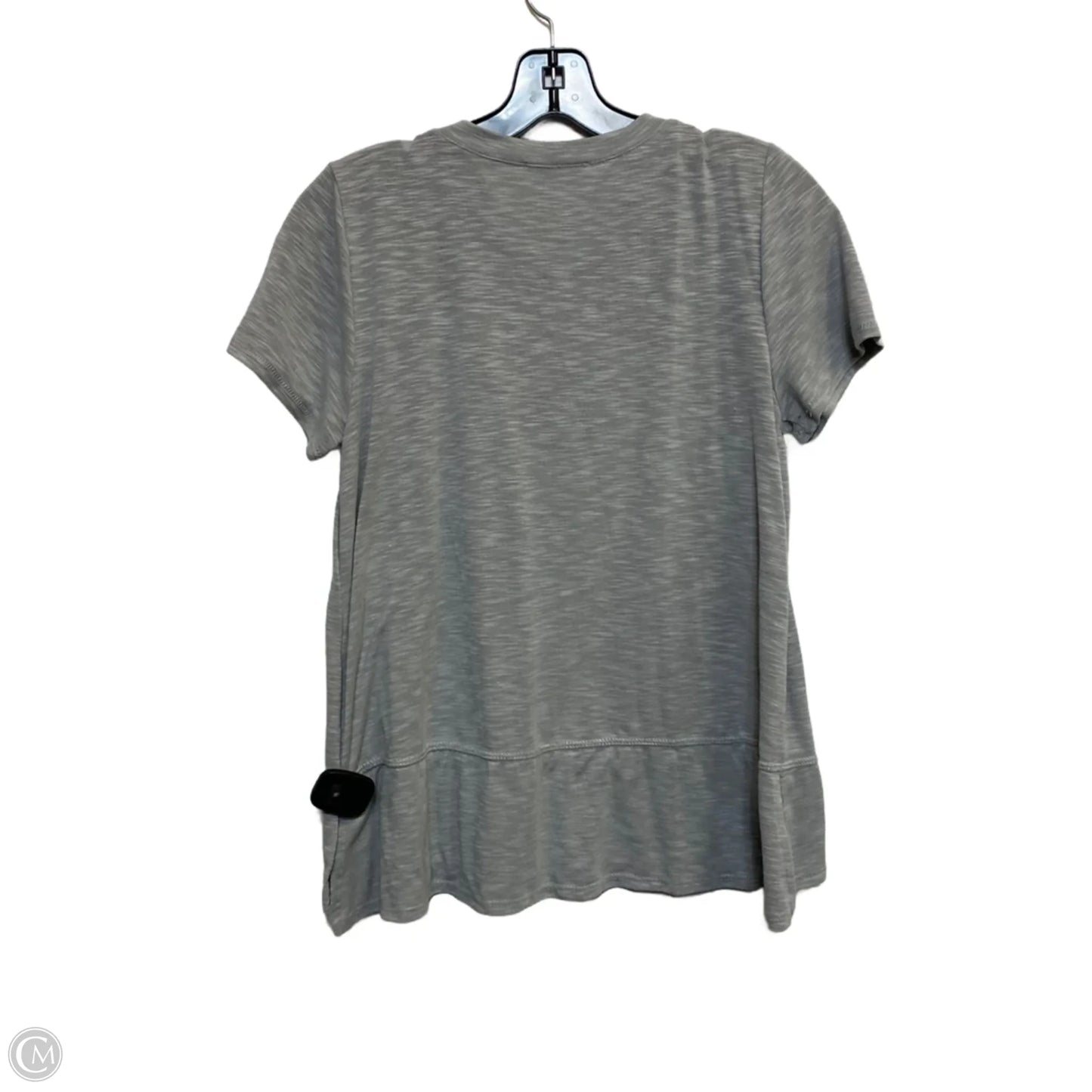 Top Short Sleeve By Green Envelope In Grey, Size: S