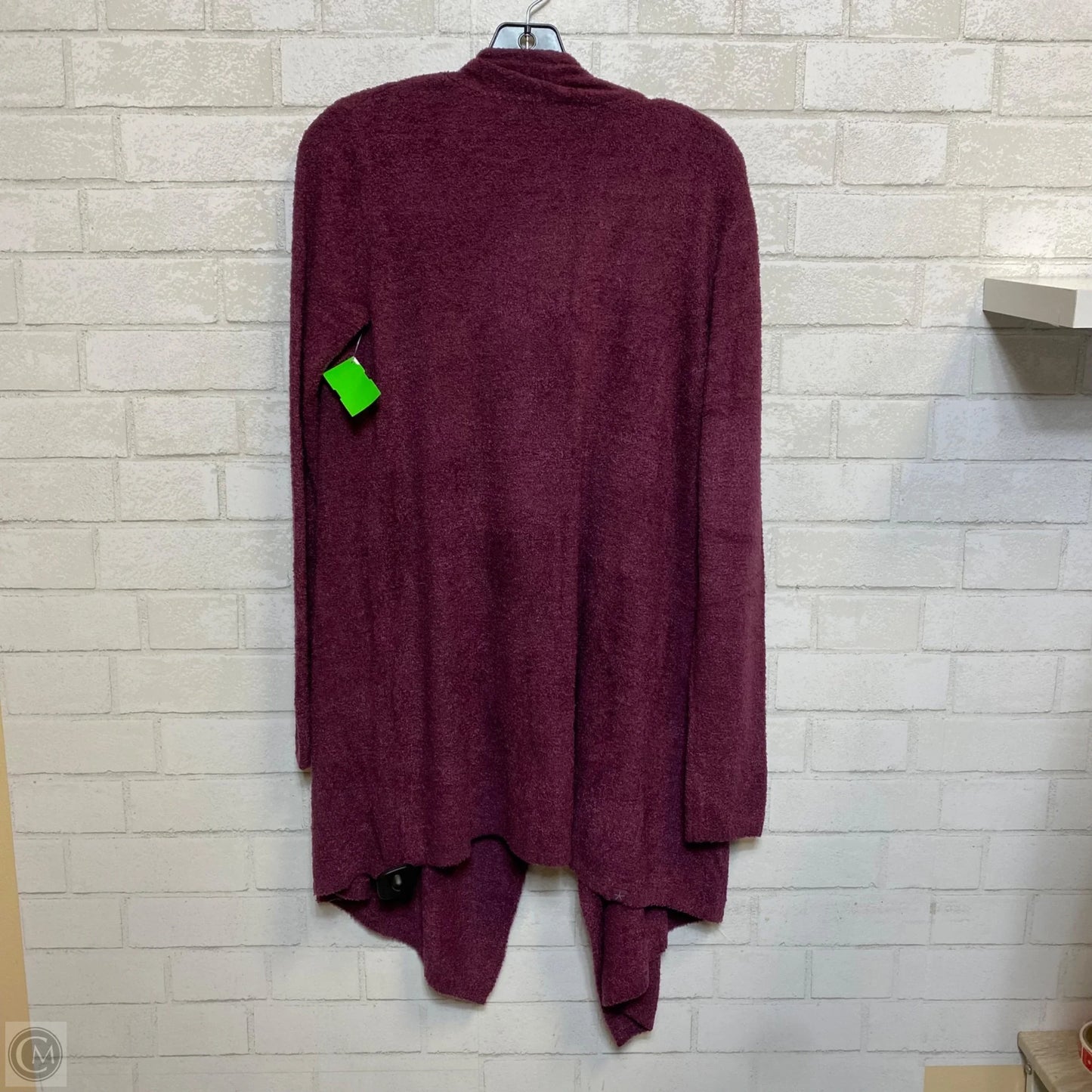 Sweater Cardigan By Barefoot Dreams In Maroon, Size: S