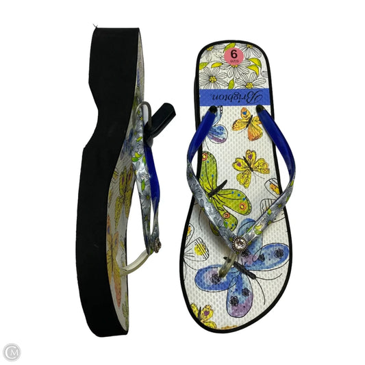 Sandals Designer By Brighton In Multi-colored, Size: 9
