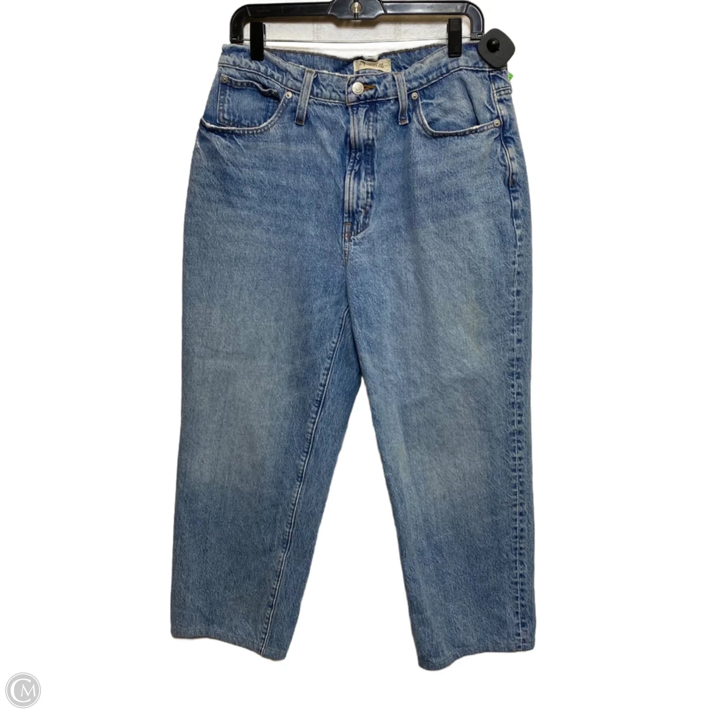 Jeans Straight By Madewell In Blue Denim, Size: 10