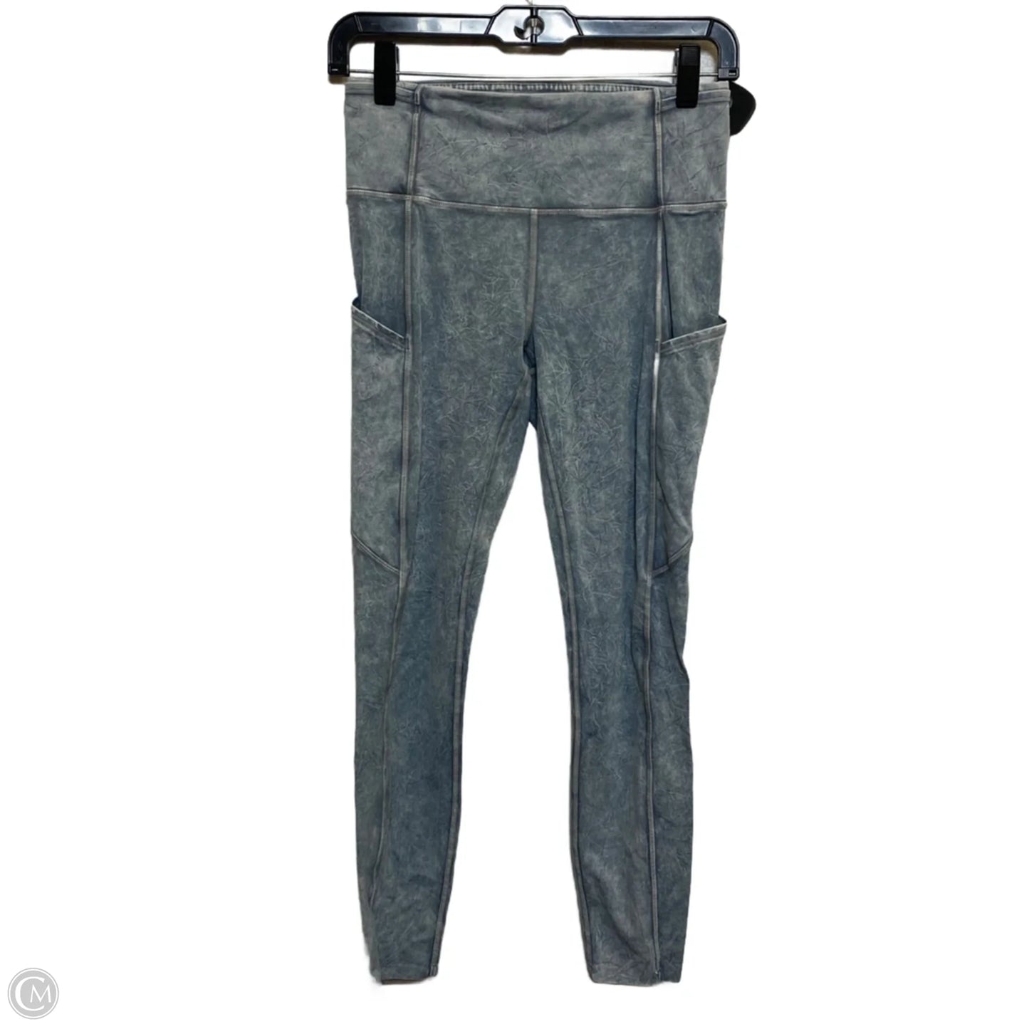 Athletic Leggings By Lululemon In Grey, Size: S