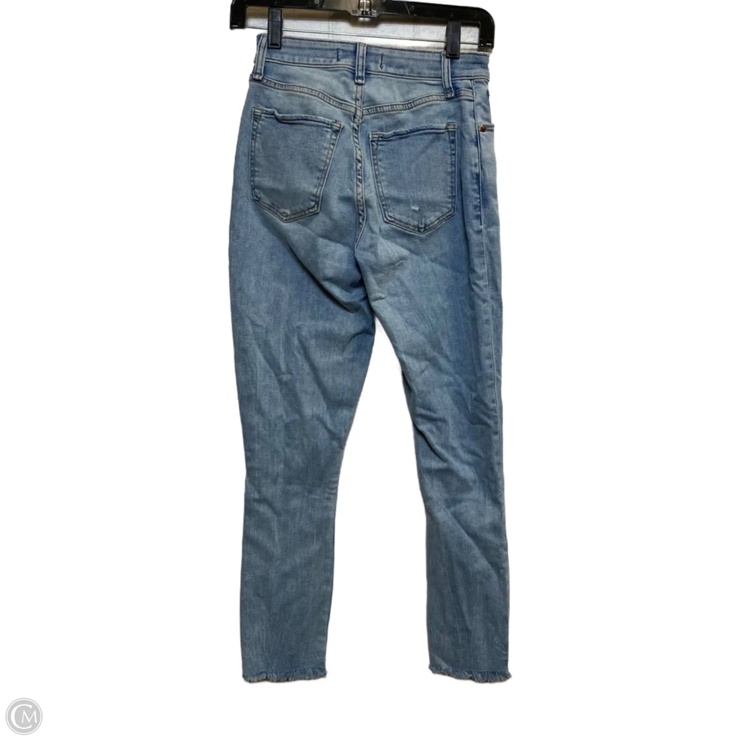 Jeans Skinny By Abercrombie And Fitch In Blue Denim, Size: Xxs