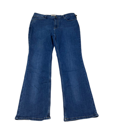 Blue Denim Jeans Boot Cut Wrangler, Size 18