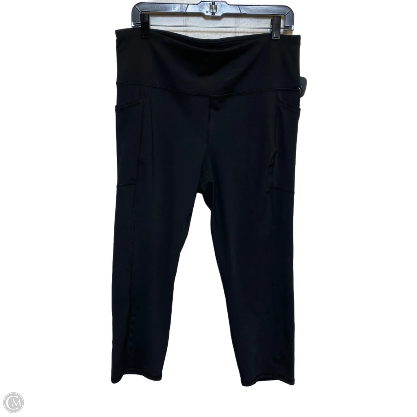 Athletic Capris By Rbx In Black, Size: Xl