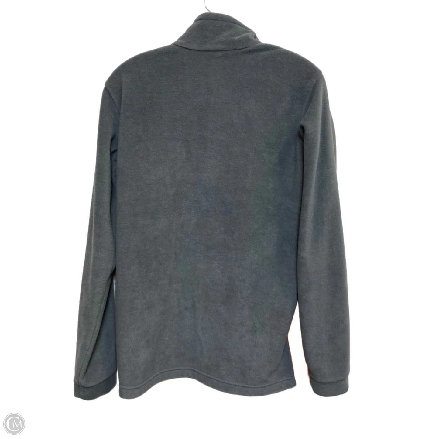 Jacket Fleece By Columbia In Grey & Orange, Size: Xl