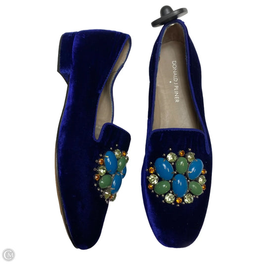 Shoes Flats By Donald Pliner In Blue, Size: 7.5