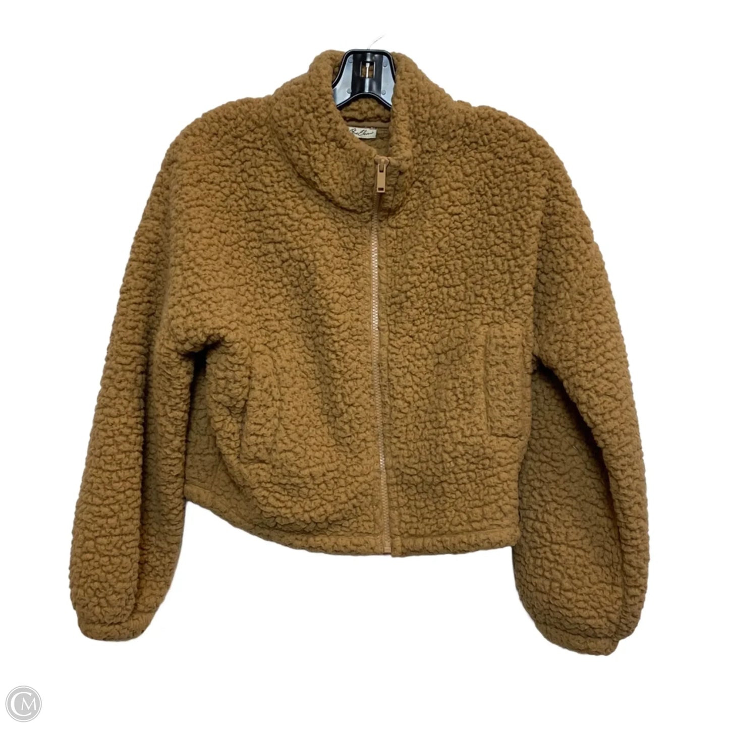 Jacket Faux Fur & Sherpa By Express In Brown, Size: Xxsp