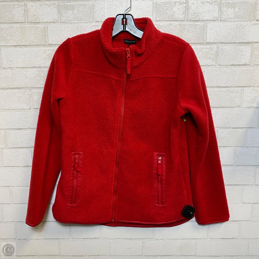 Jacket Faux Fur & Sherpa By Talbots In Red, Size: Xs