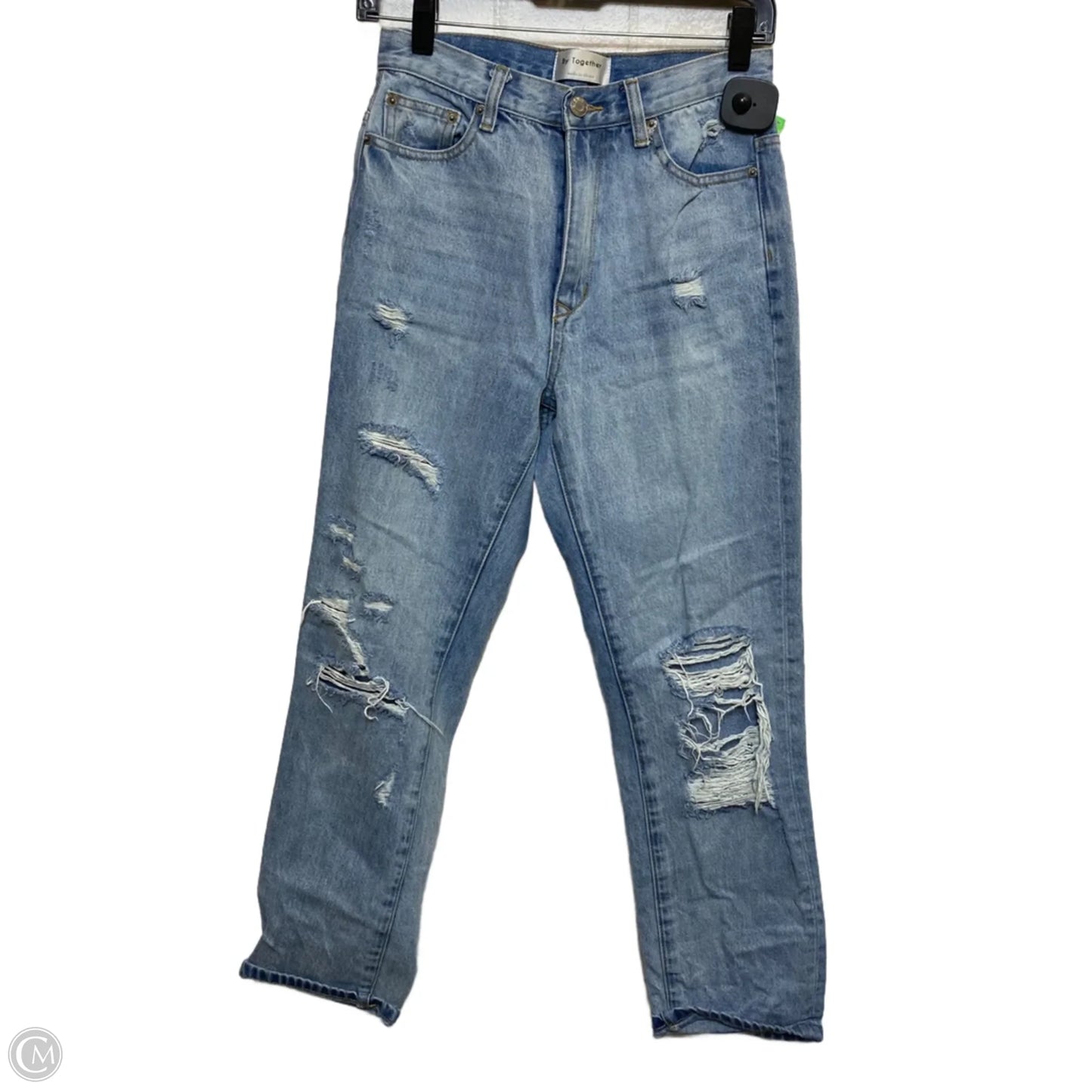 Jeans Straight By By Together In Blue Denim, Size: S