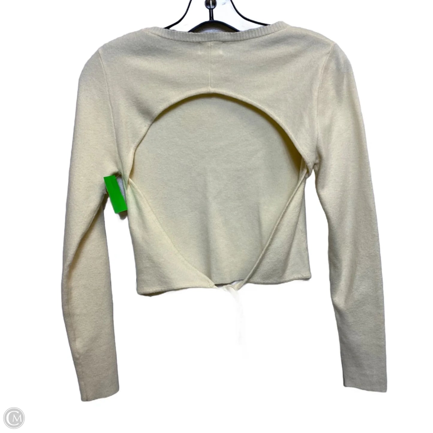 Top Long Sleeve By Le Lis In Cream, Size: S