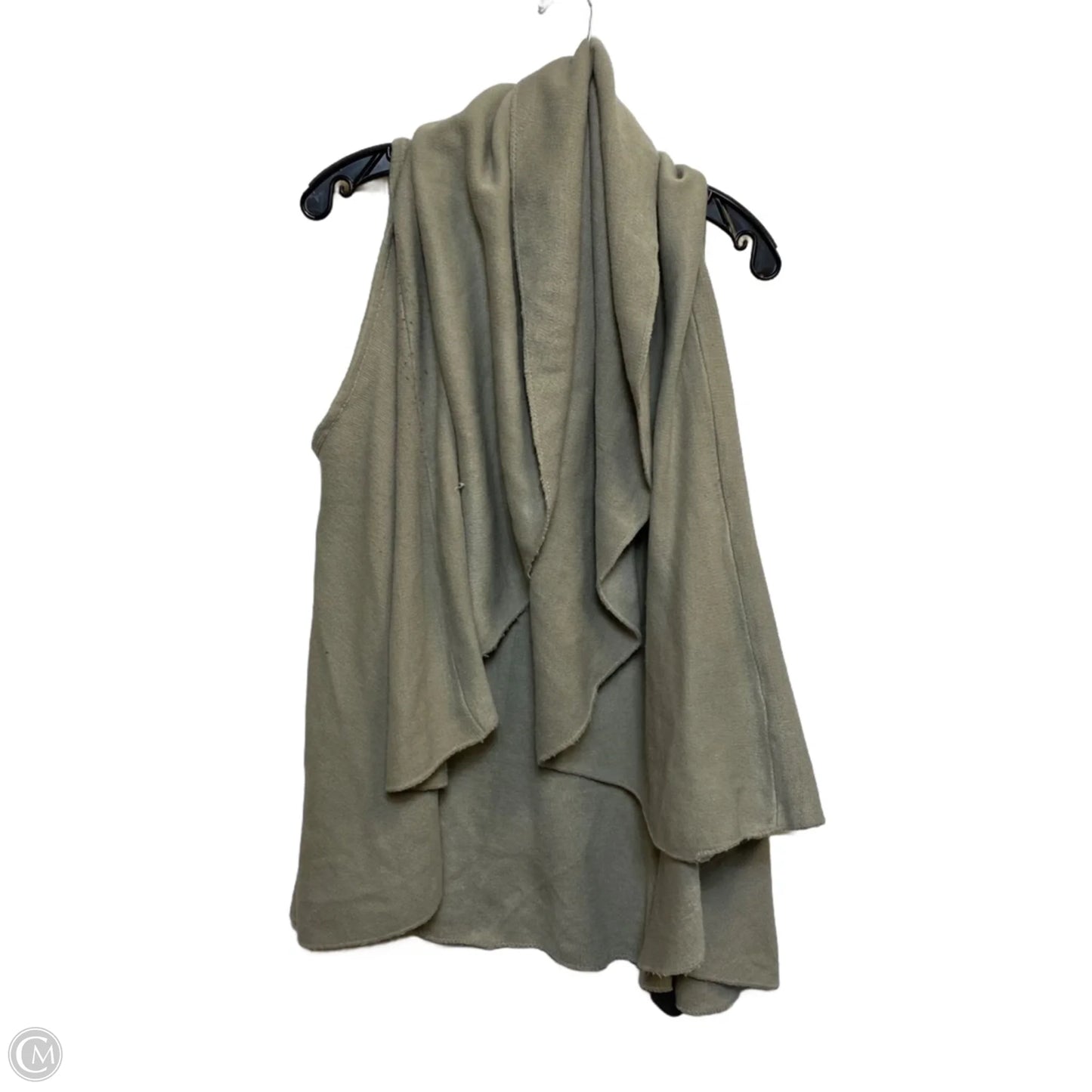 Vest Sweater By Look In Taupe, Size: Osfm