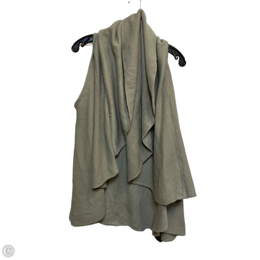 Vest Sweater By Look In Taupe, Size: Osfm