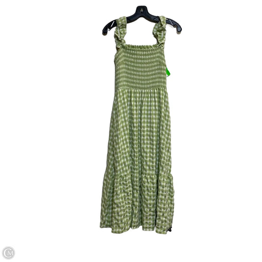 Dress Casual Midi By Prettygarden In Green & White, Size: S