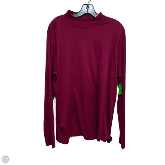 Top Long Sleeve By Kim Rogers In Pink, Size: Xl