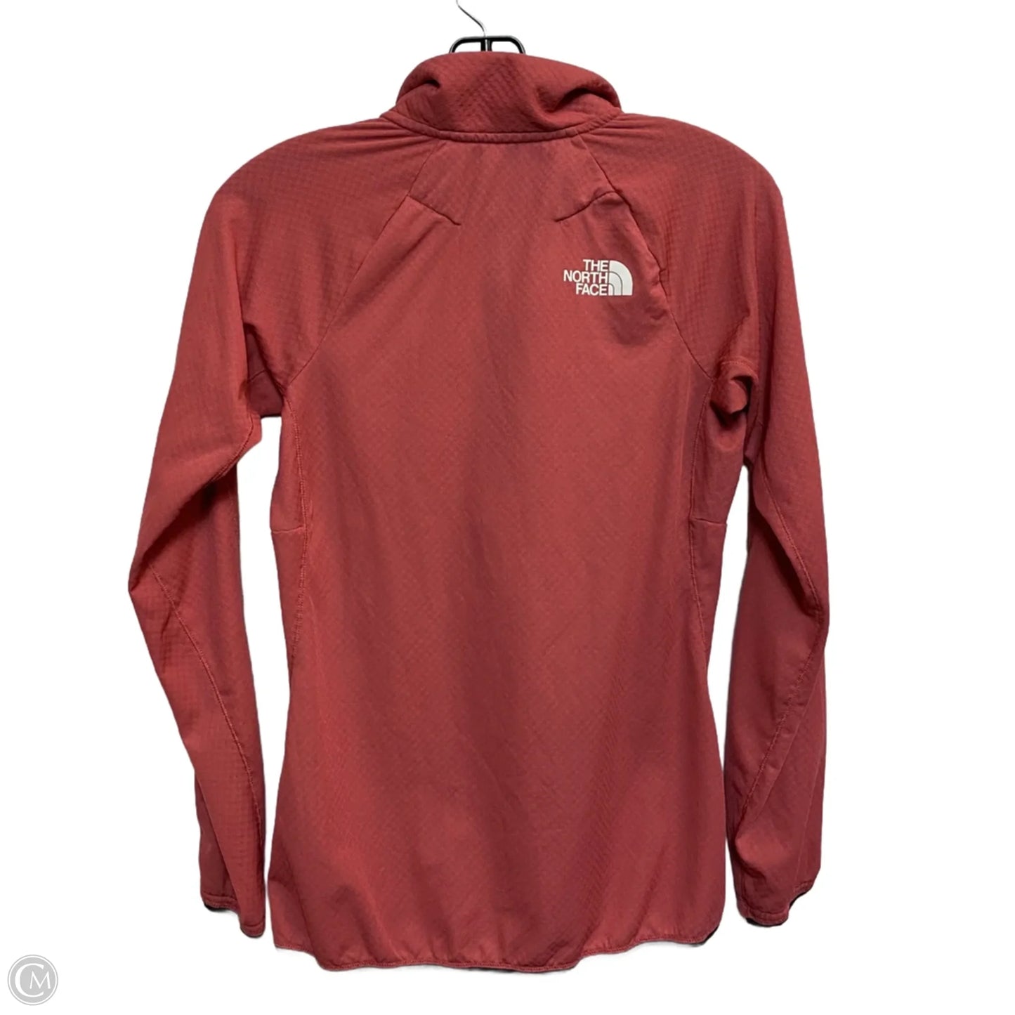 Athletic Top Long Sleeve Collar By The North Face In Pink, Size: S