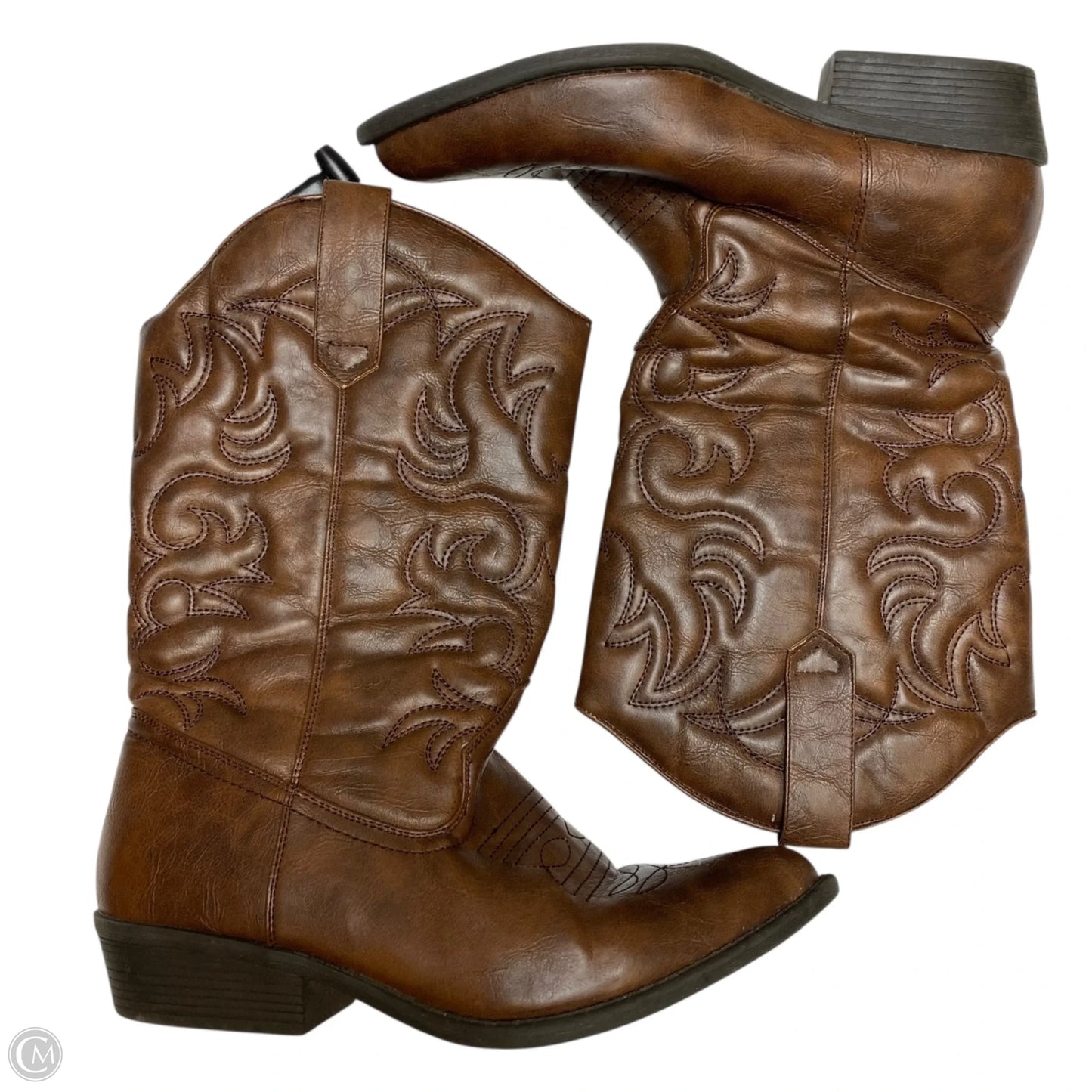 Boots Western By Rodeo Ropers In Brown, Size: 8.5