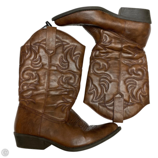 Boots Western By Rodeo Ropers In Brown, Size: 8.5