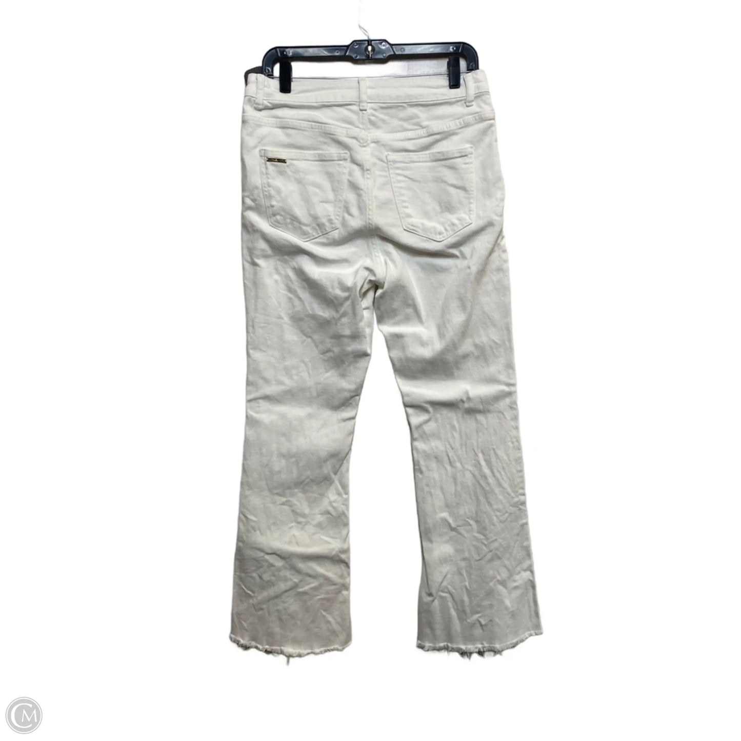 Jeans Boot Cut By Michael By Michael Kors In White Denim, Size: 8