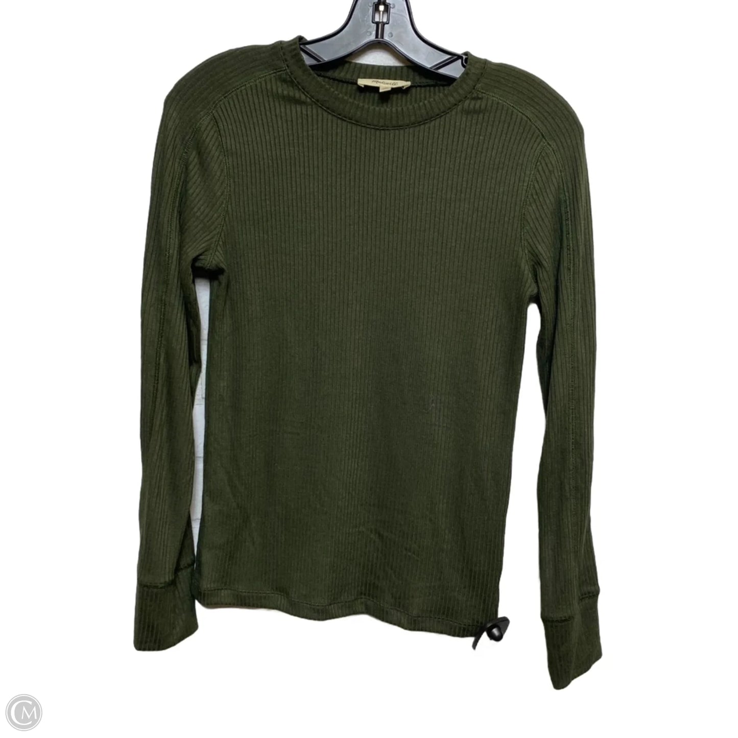 Top Long Sleeve Basic By Madewell In Green, Size: S
