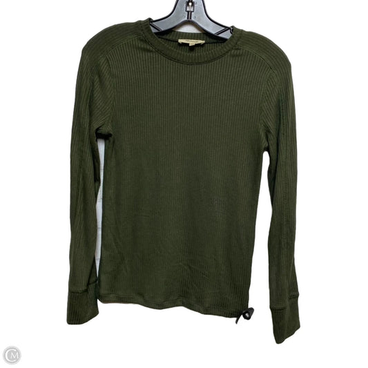 Top Long Sleeve Basic By Madewell In Green, Size: S