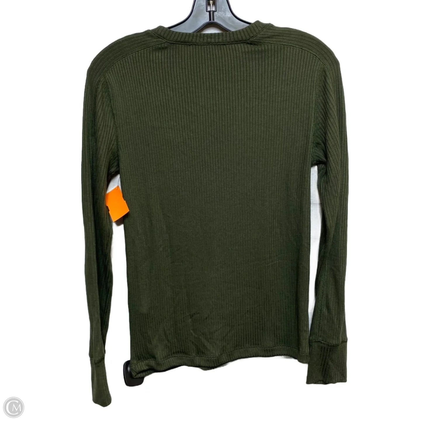 Top Long Sleeve Basic By Madewell In Green, Size: S