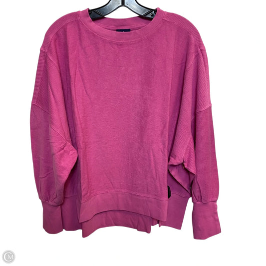 Top Long Sleeve By Charles River Apparel In Pink, Size: M