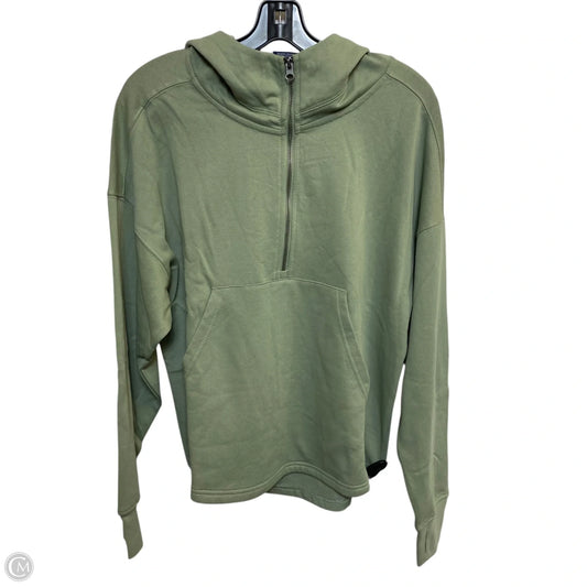 Sweatshirt Hoodie By Charles River Apparel In Green, Size: M
