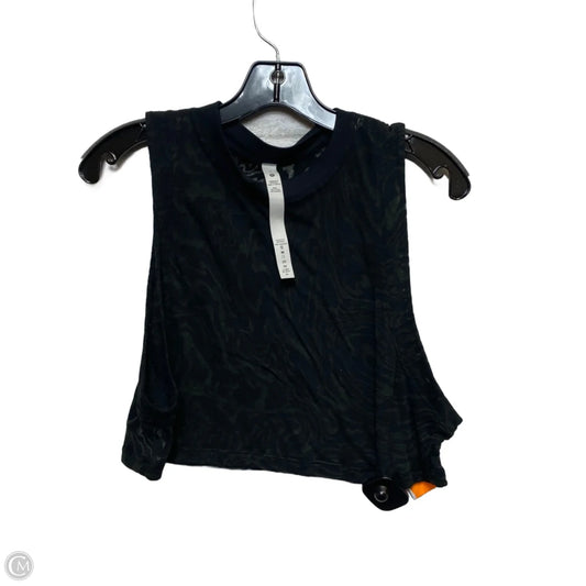 Athletic Tank Top Designer By Lululemon In Black, Size: S